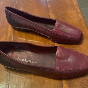 Size 6 Enzo angiolini burgundy/ brown
